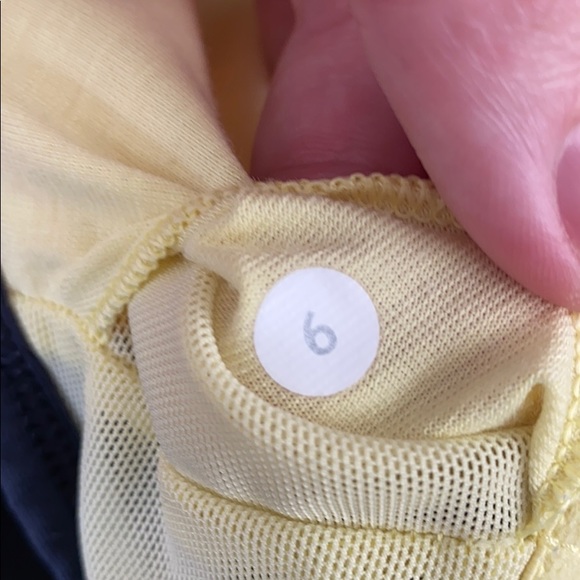 Lululemon Black and Yellow Cool Racerback Top 6 - Picture 8 of 8